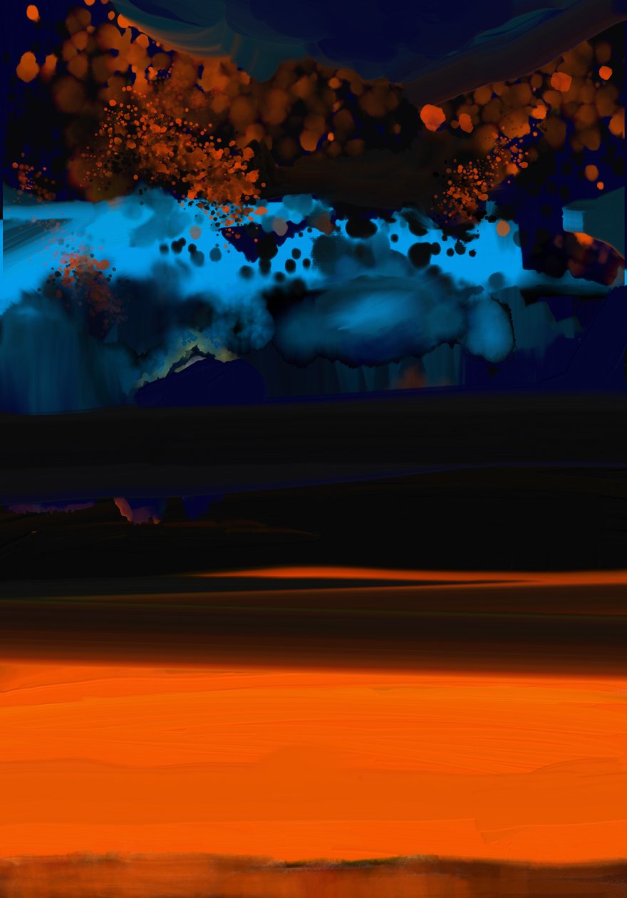 Wandjina, 2023 (digital konst) av Paul Kempton