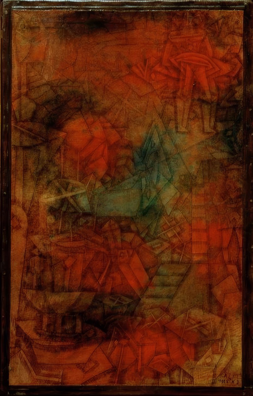 (teater) scenrepetition av Paul Klee