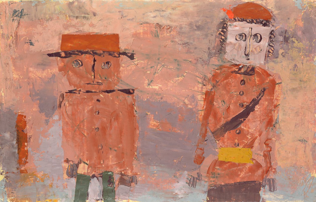 Ett brudpar på sina livs höst av Paul Klee