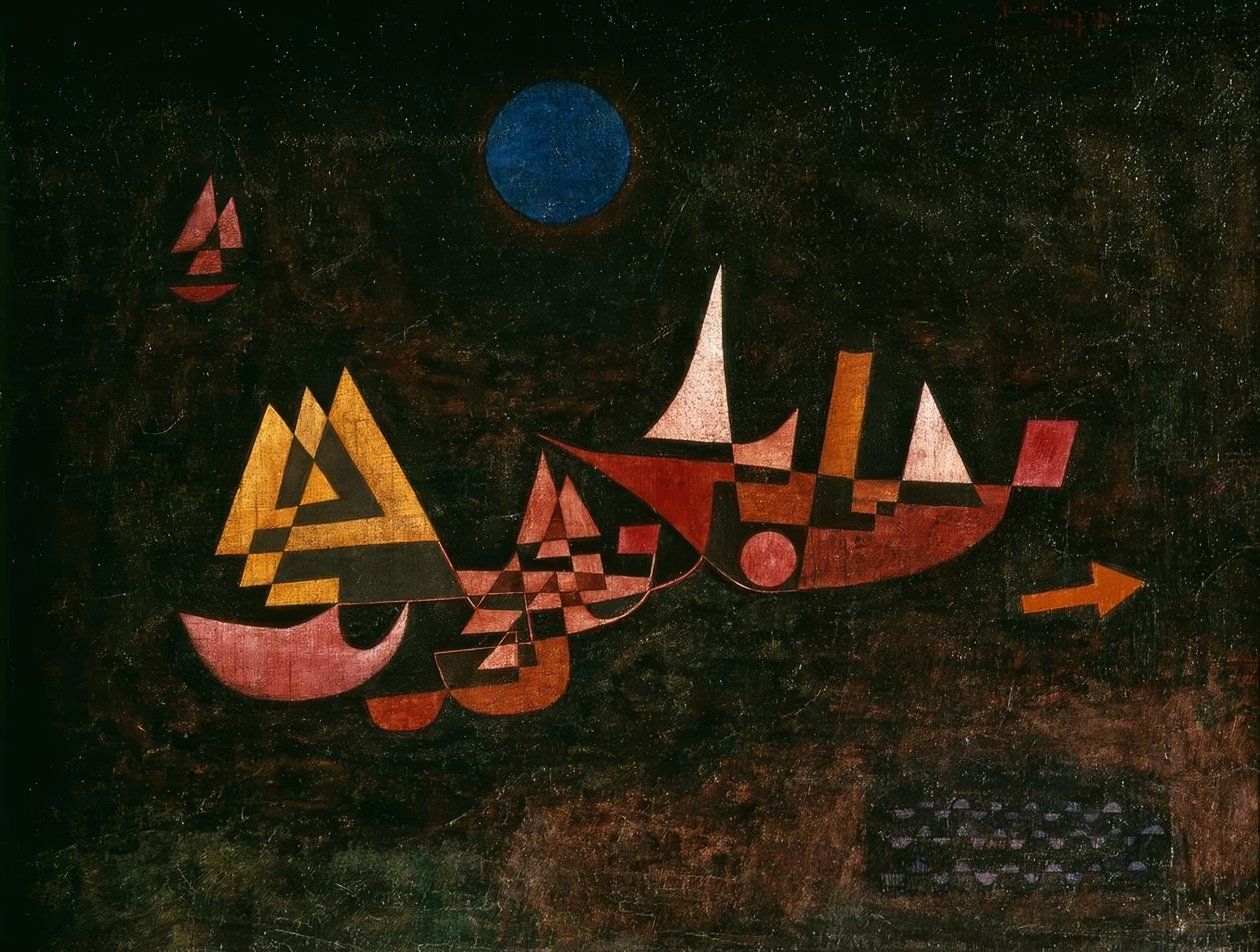 Fartygens avgång av Paul Klee