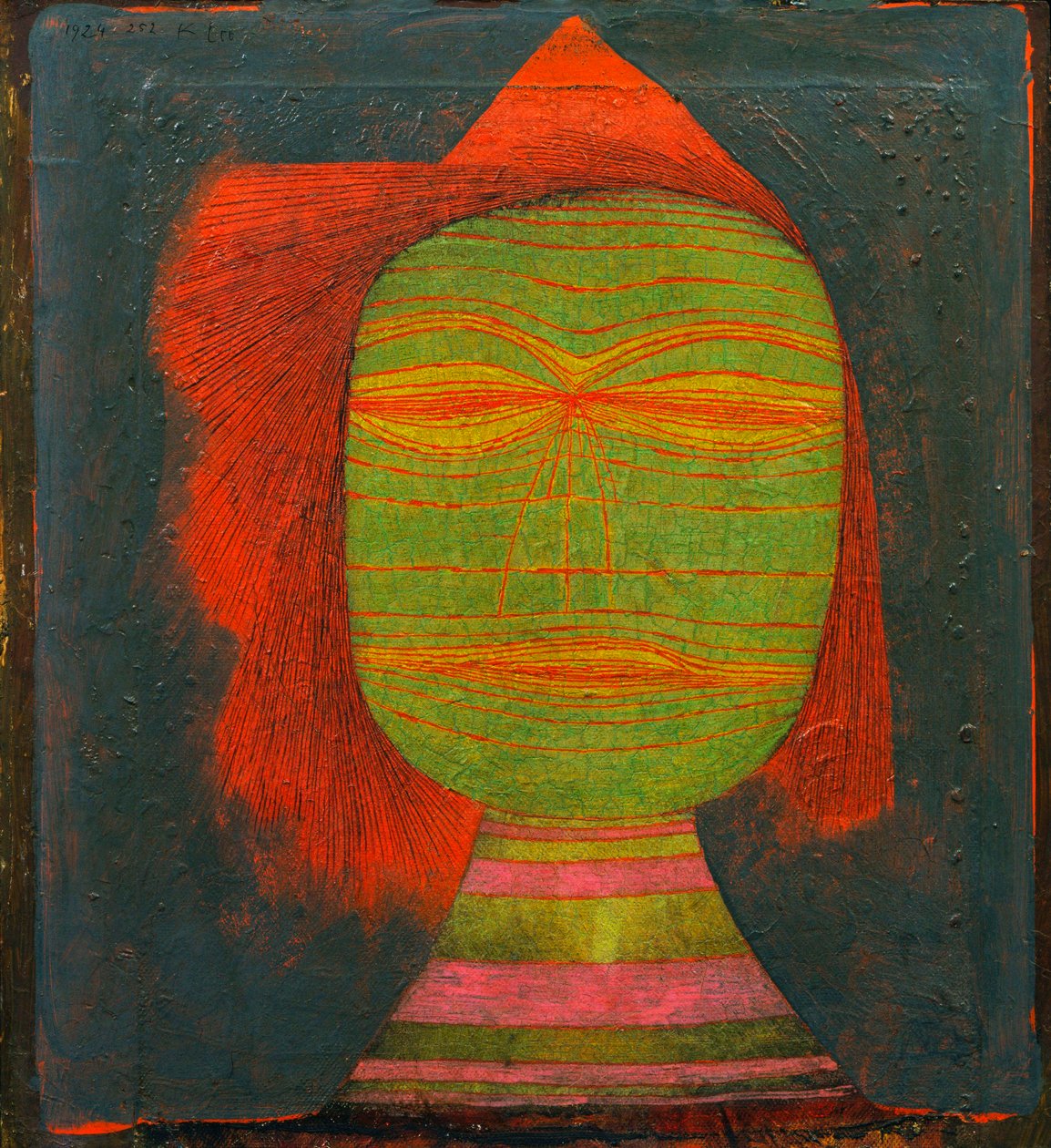 Skådespelarens mask av Paul Klee
