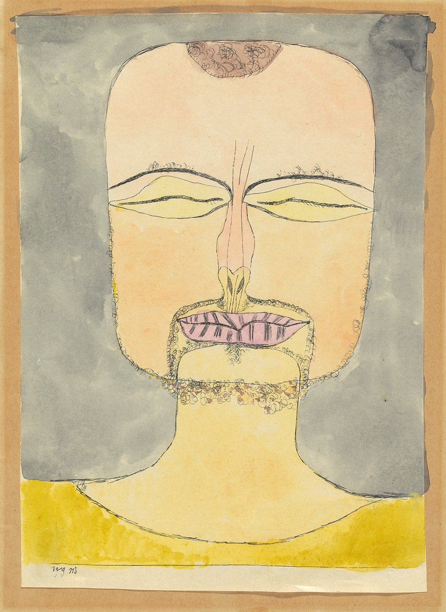 Efter teckningen 1975 Absorption, 1919. av Paul Klee