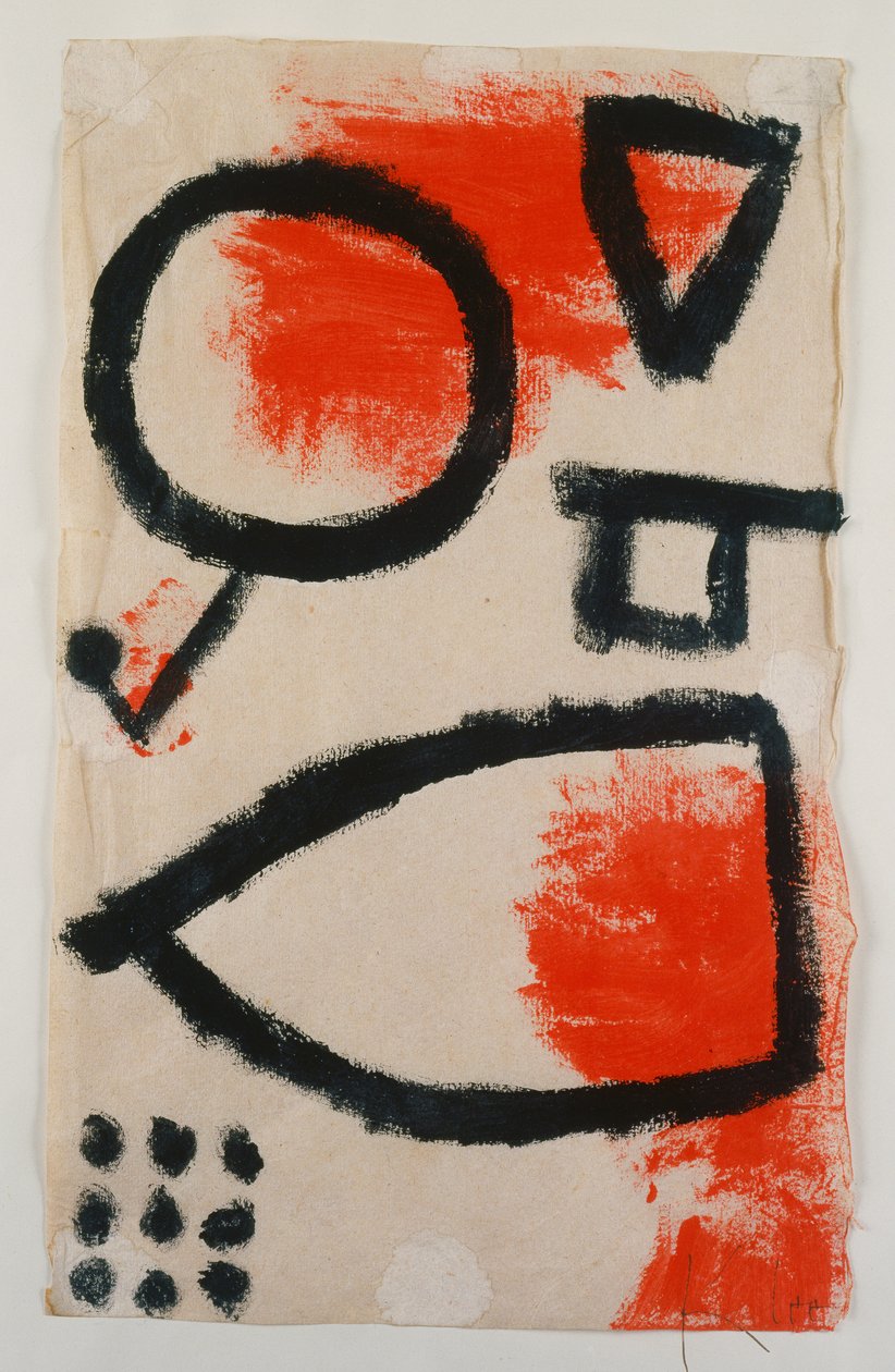 Alea Jacta (Döden är kastad) av Paul Klee