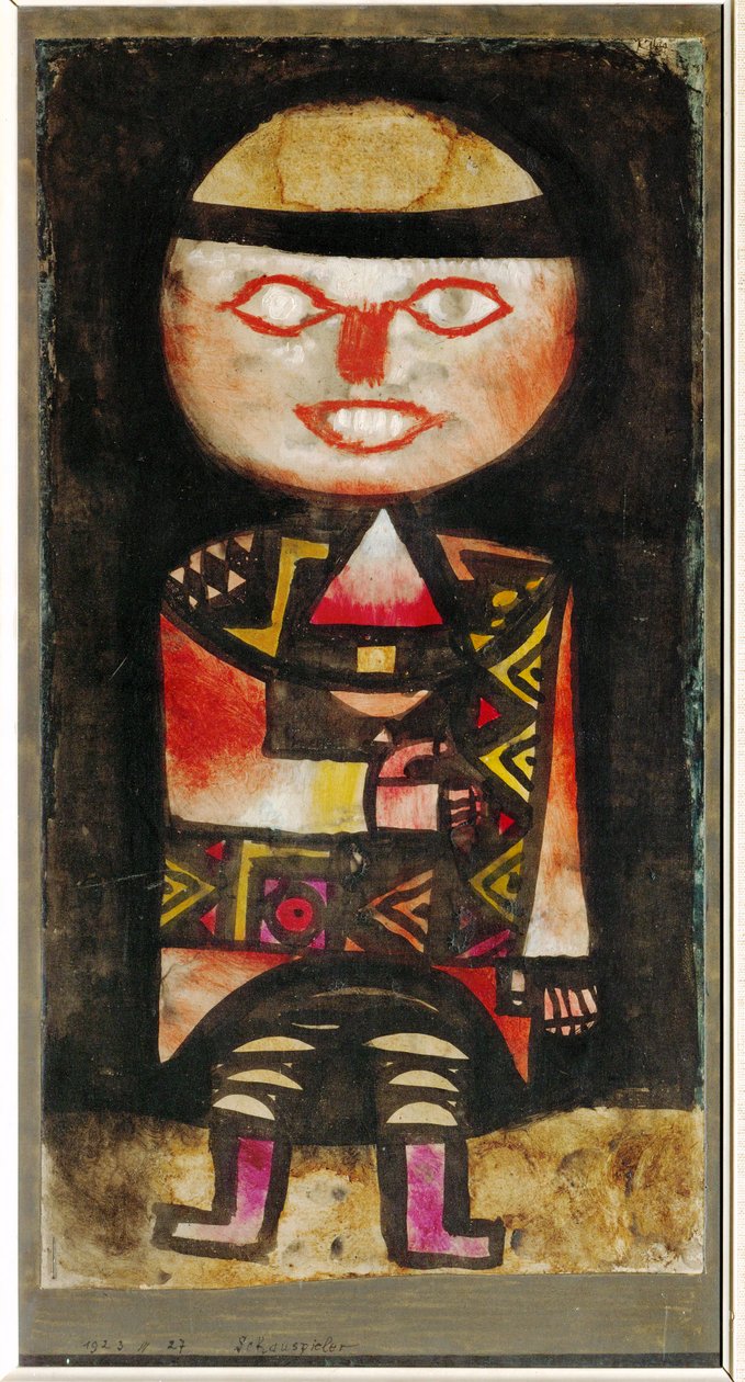 An Actor (olja på duk) av Paul Klee