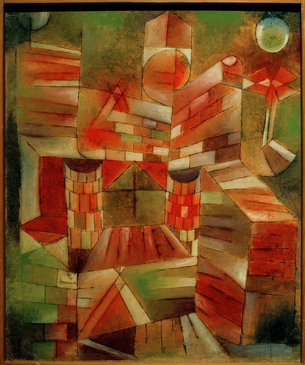 arkitekt m. d. Fönster av Paul Klee