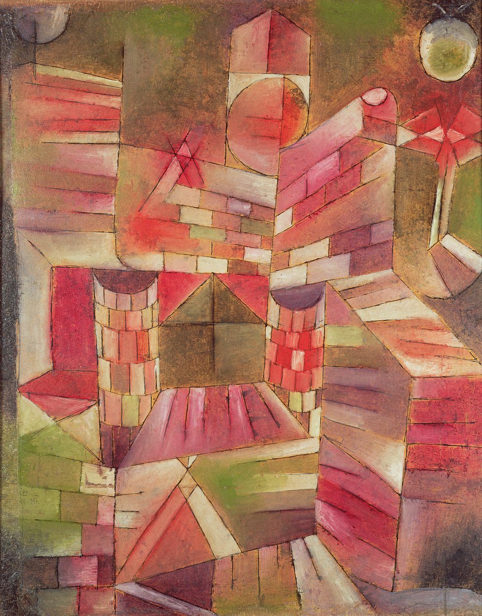 Arkitektur vid fönstret av Paul Klee
