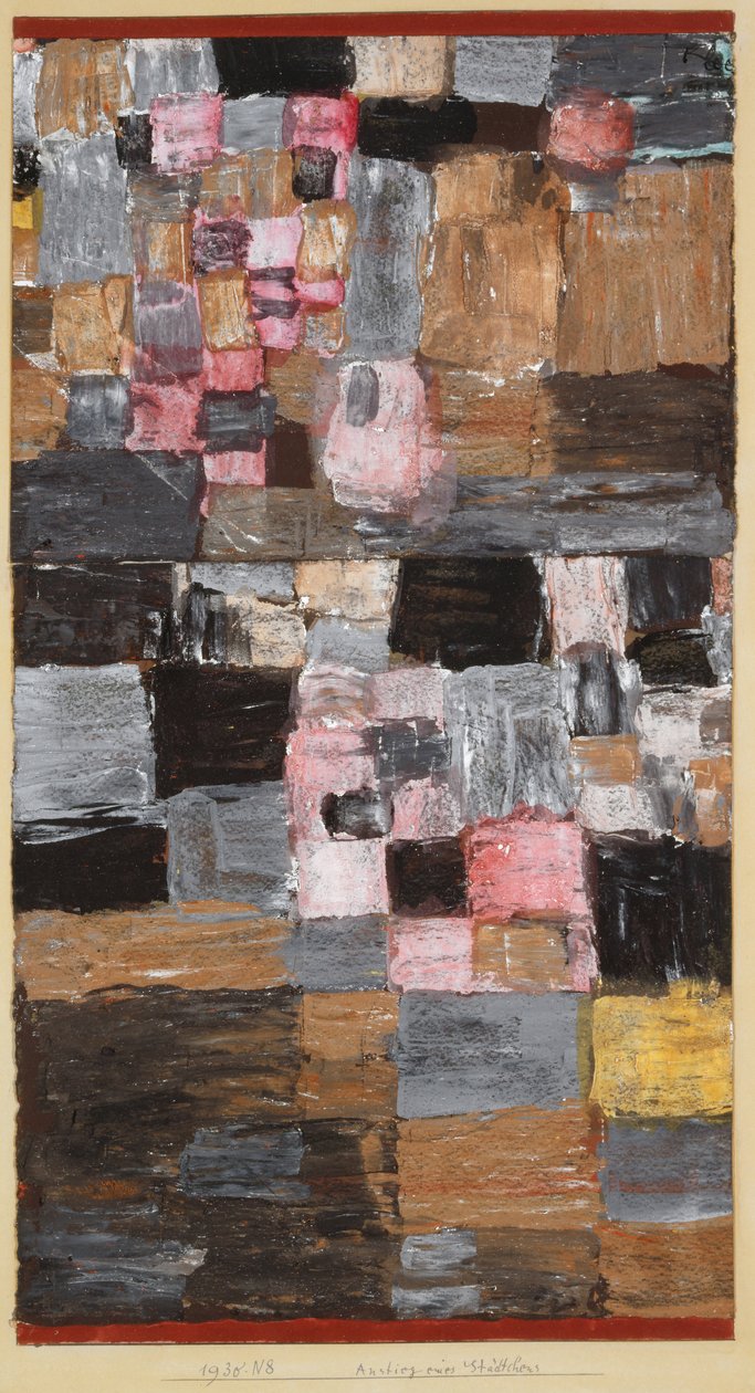 Ascent of a Little Town, 1930. av Paul Klee