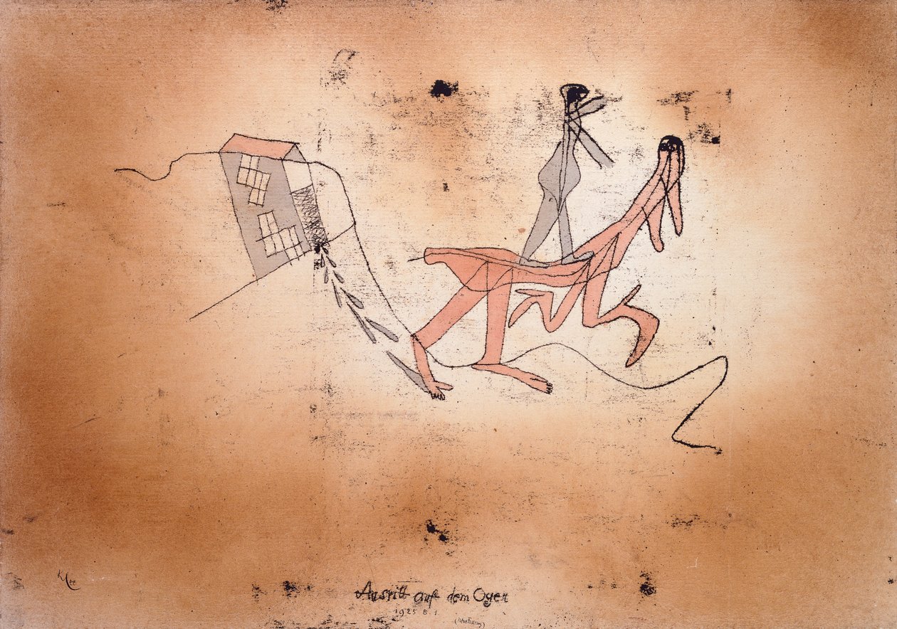 Rider på ogren av Paul Klee