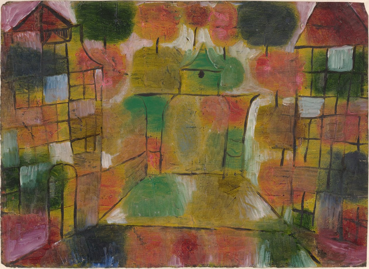 Träd och arkitektur - Rytmer av Paul Klee