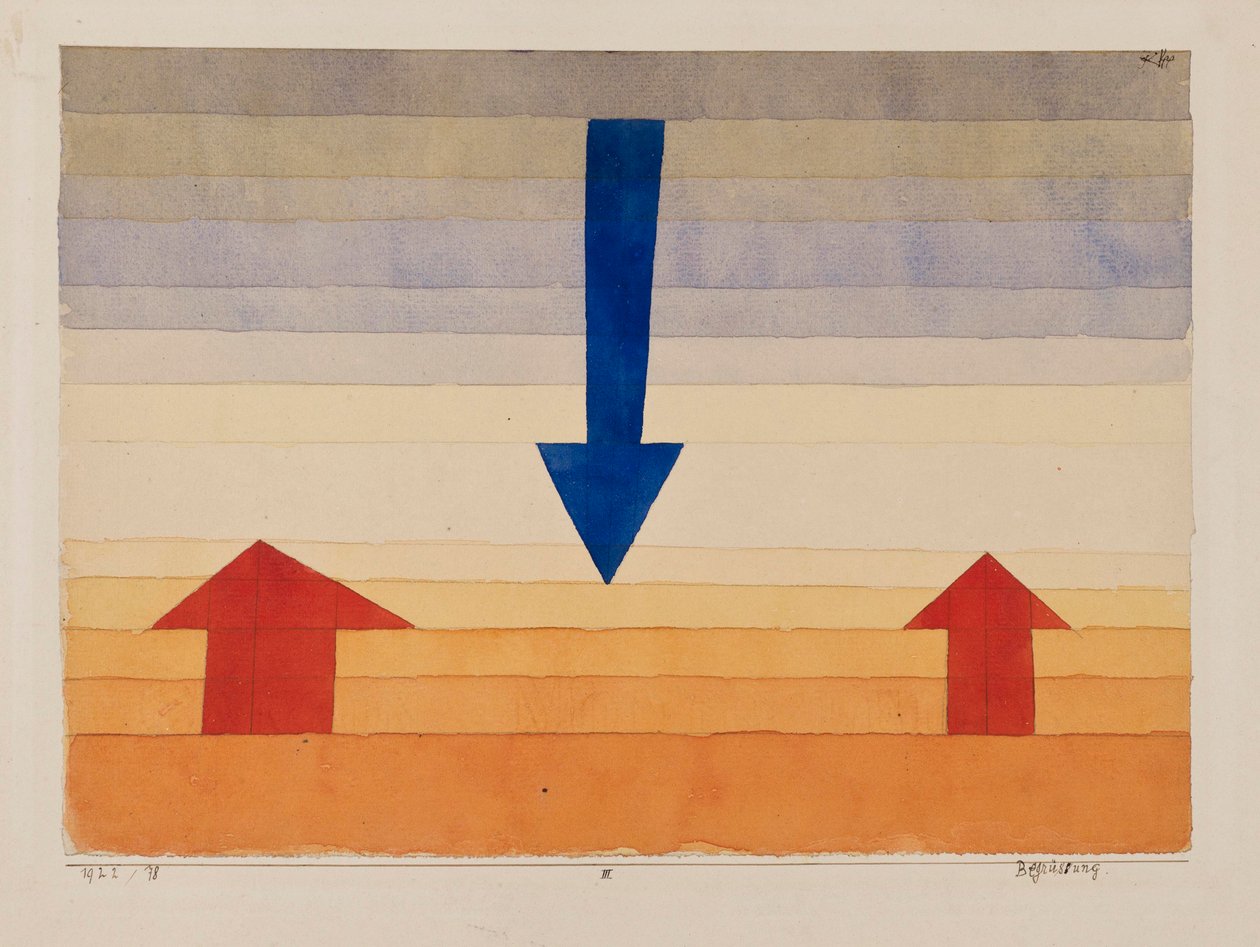 Hälsningar, 1922. av Paul Klee