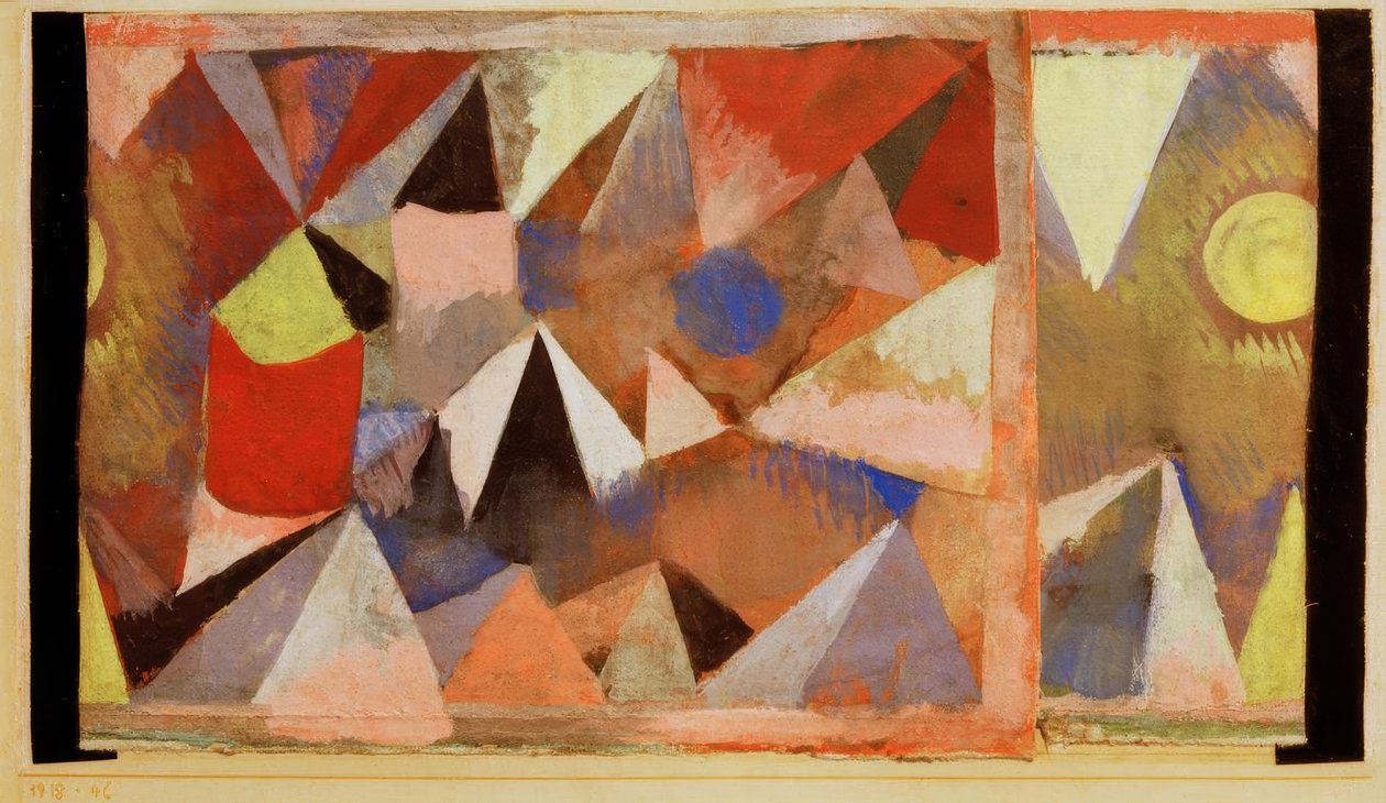 Bergslandskap av Paul Klee