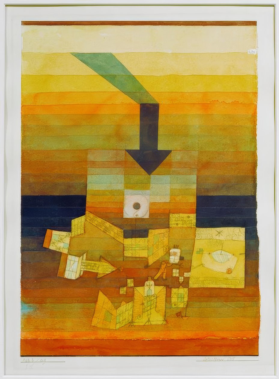 Berörd plats av Paul Klee