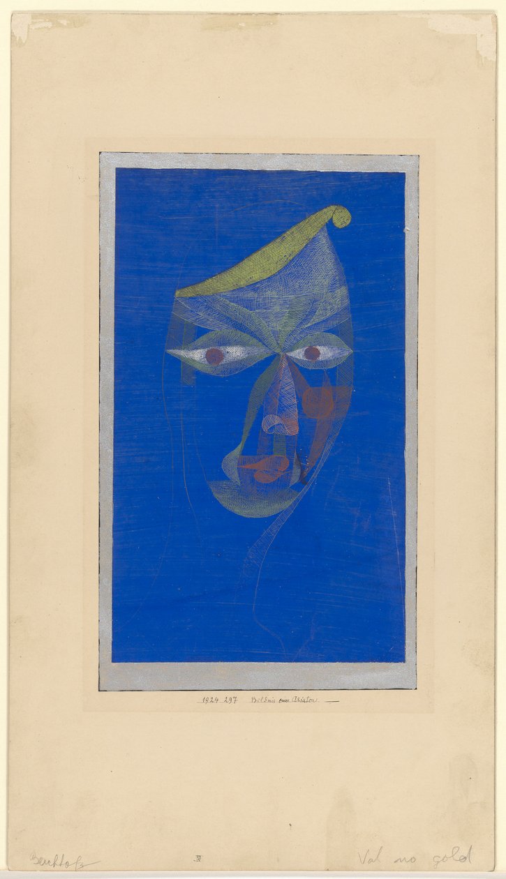 Porträtt av en orientalisk av Paul Klee