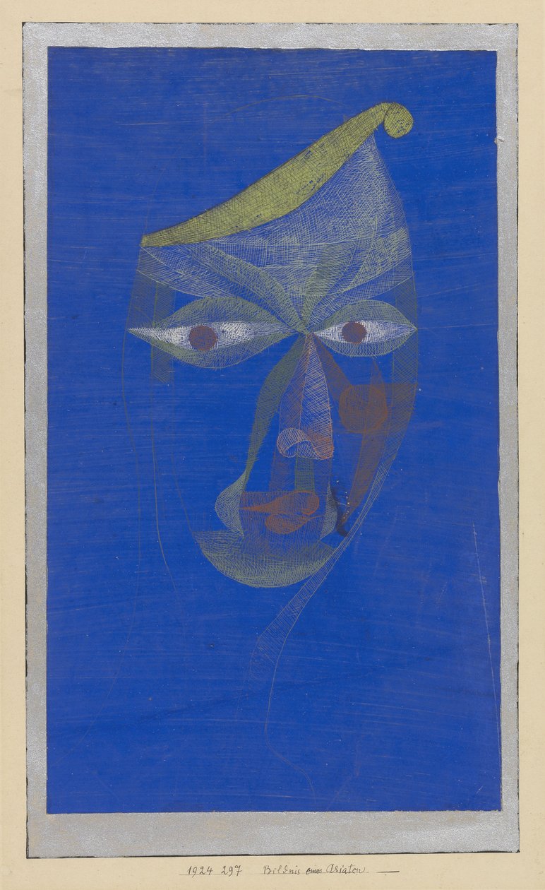 Porträtt av en orientalisk av Paul Klee