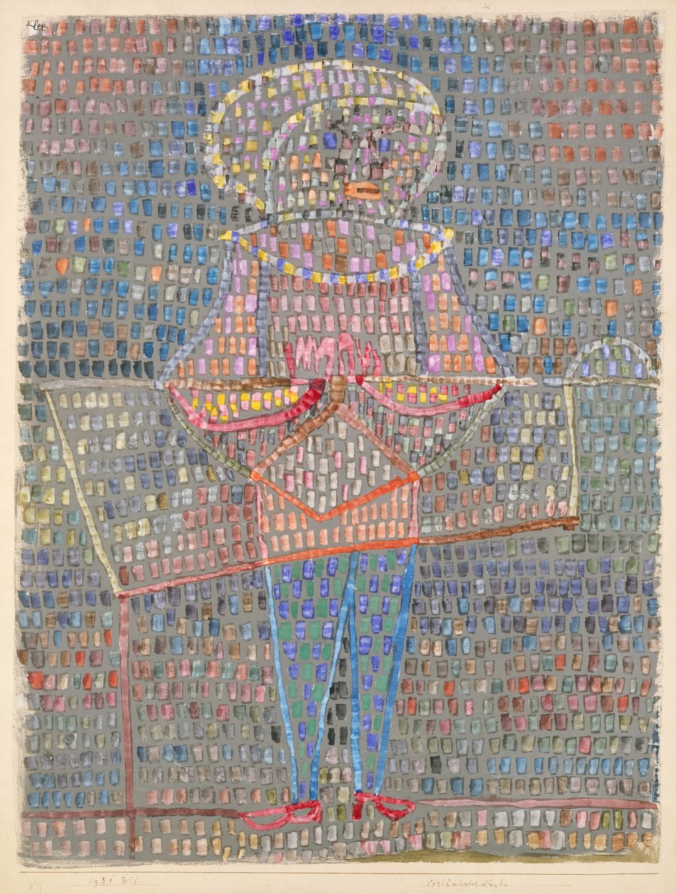 Pojke i fin klänning av Paul Klee