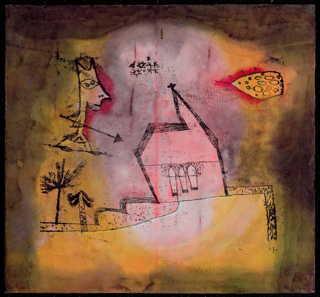 Kapell skakar av Paul Klee