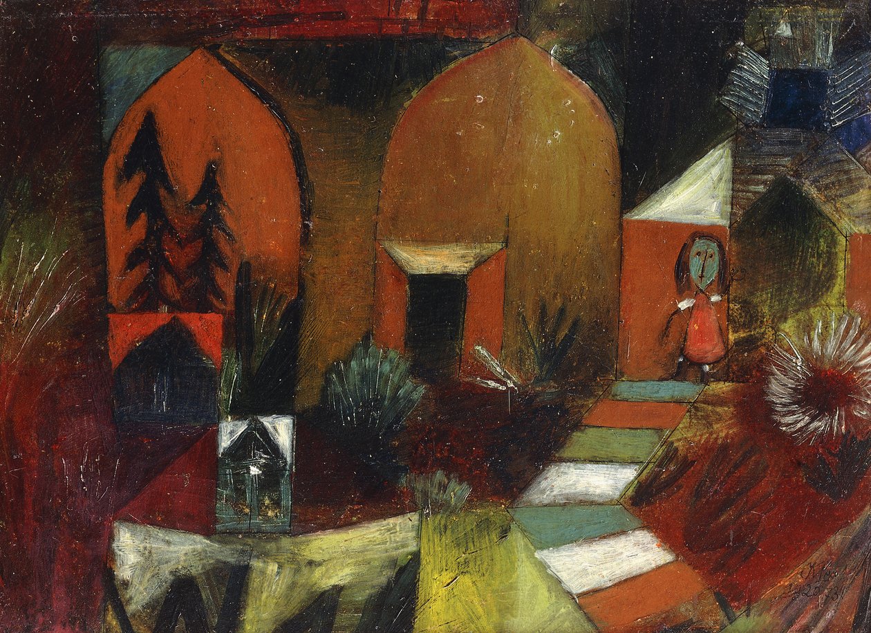 Barn som en eremit; barn som eremit av Paul Klee