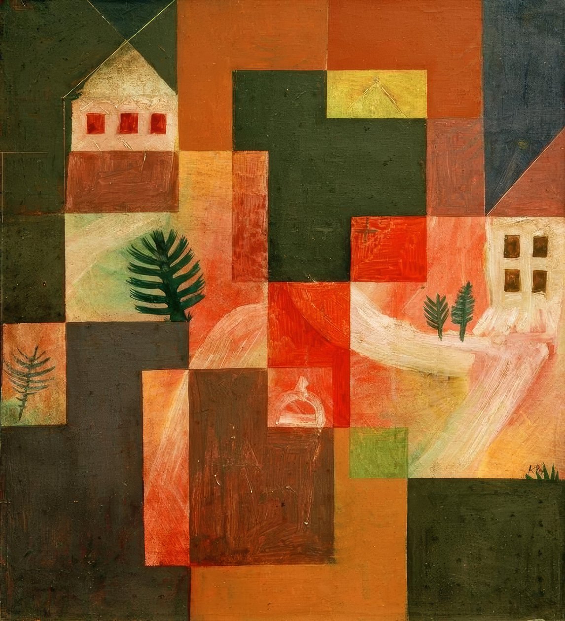 Koral och landskap av Paul Klee