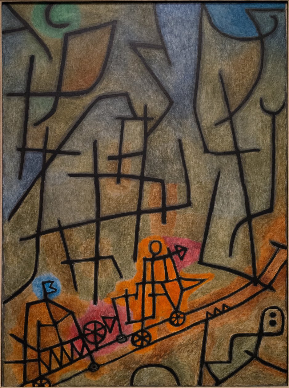 Erövring av berget. av Paul Klee