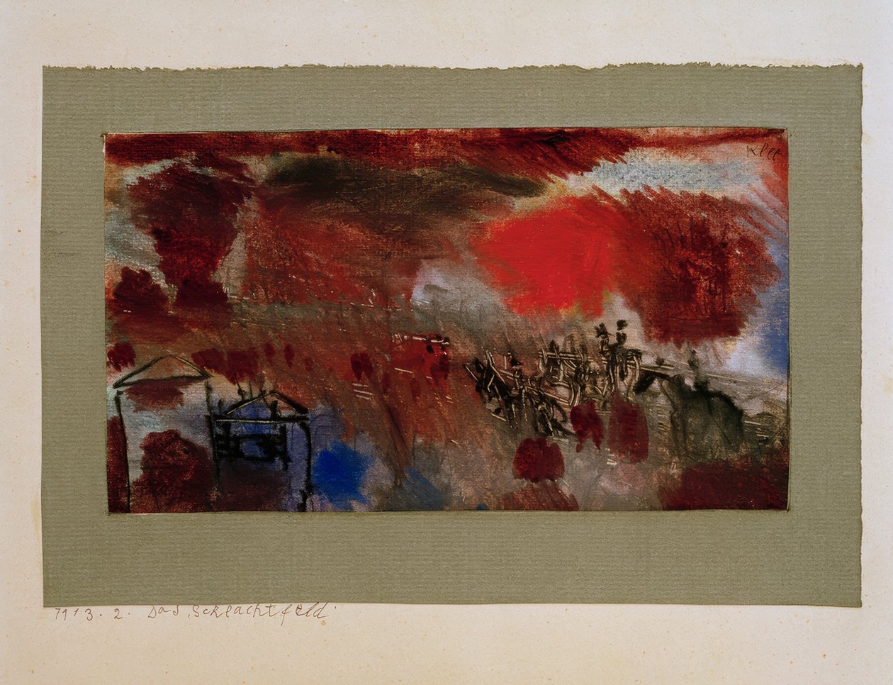 Slagfältet av Paul Klee