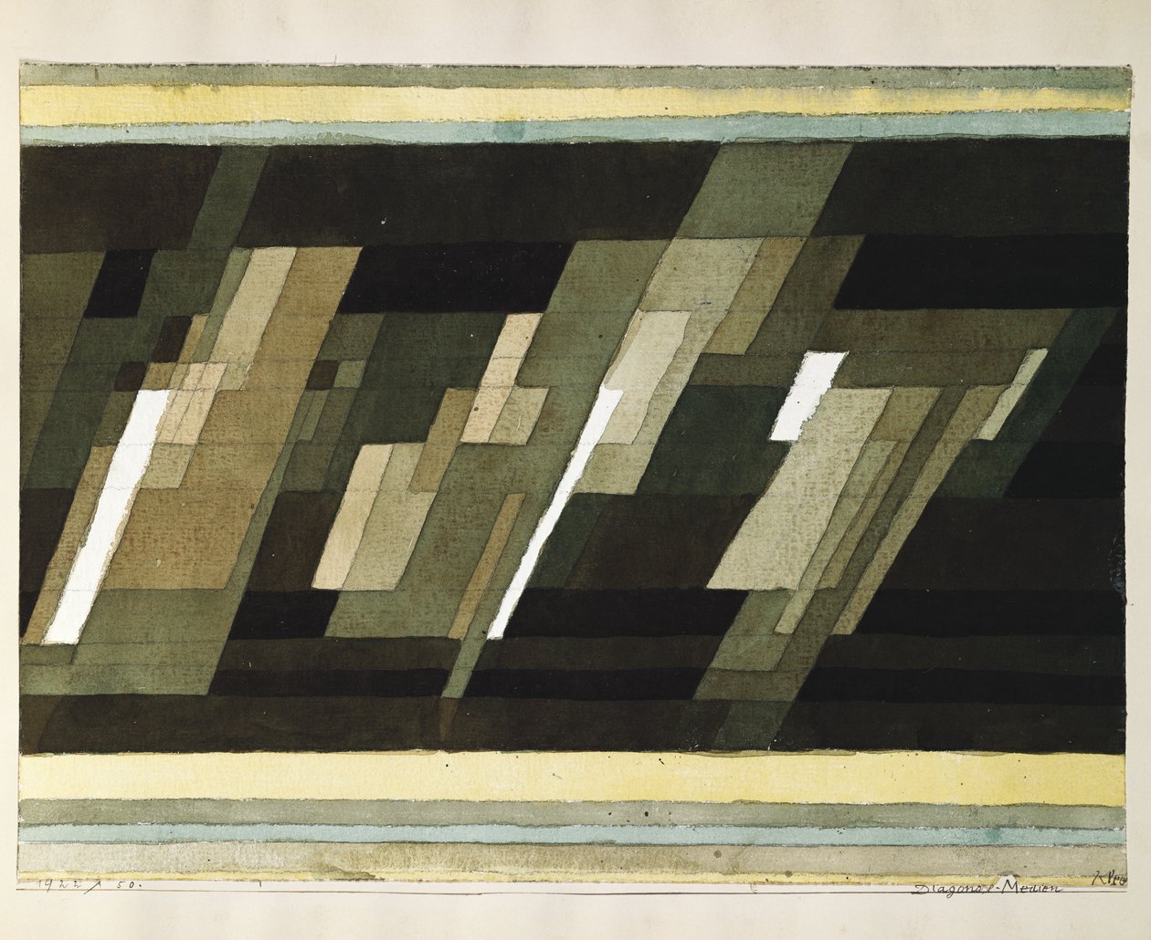 diagonala media av Paul Klee