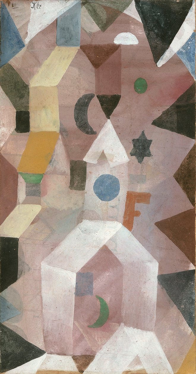 Kapellet Kapellet, 1917. av Paul Klee