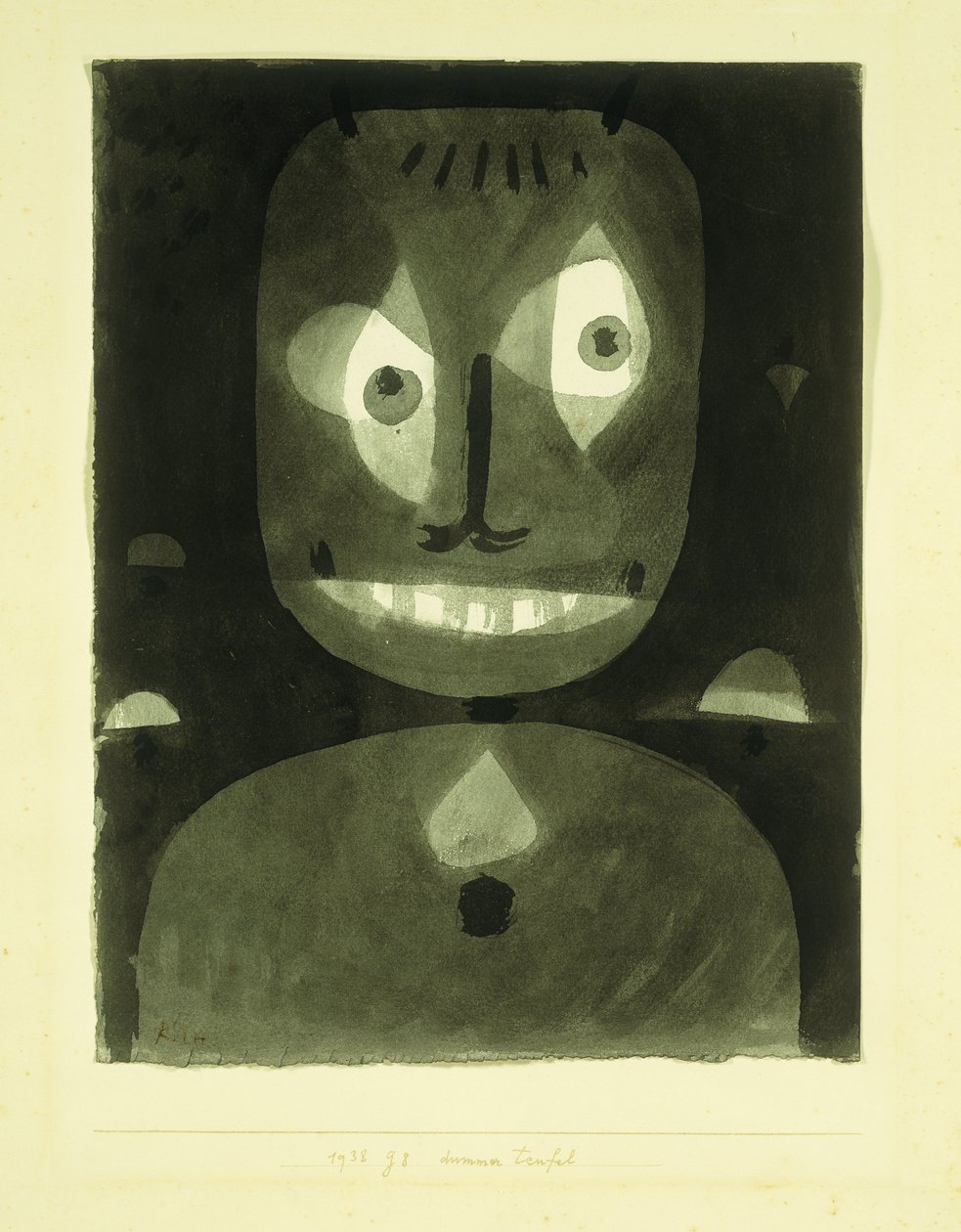 dumma djävulen av Paul Klee