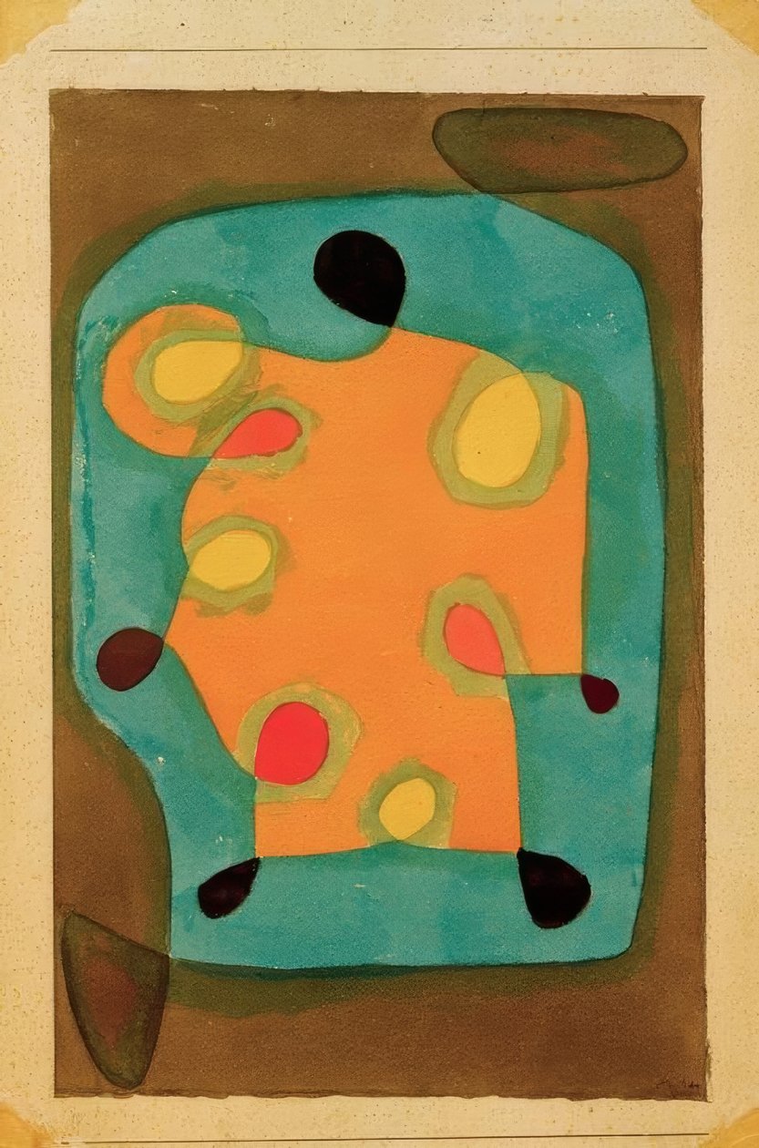 Design för en kappa av Paul Klee