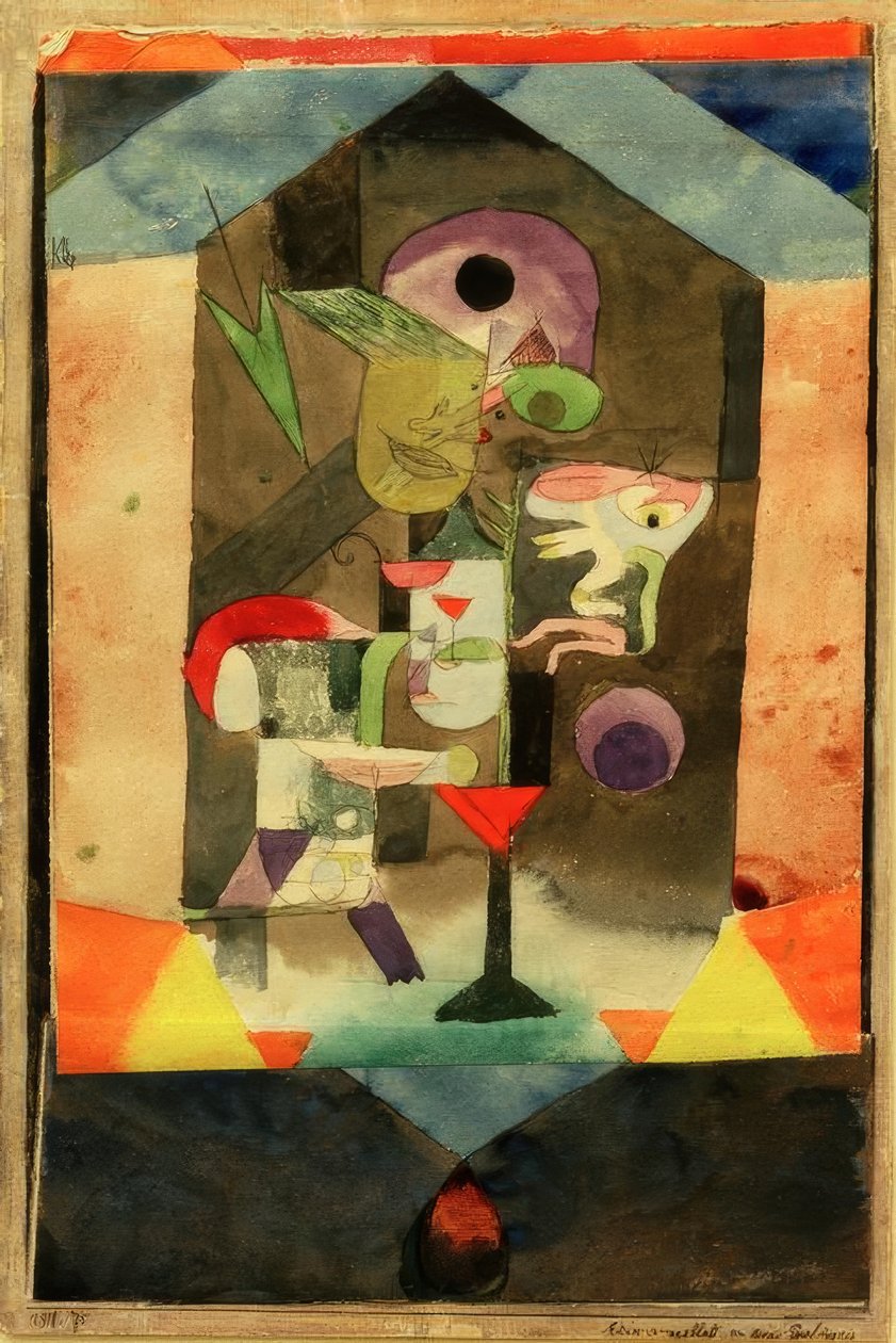 Minnesbild av en befruktning av Paul Klee