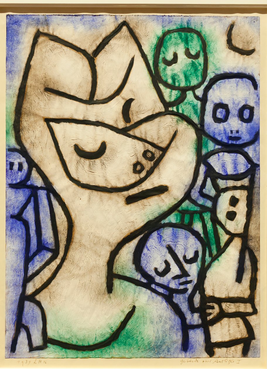 Uttryck av ett ansikte av Paul Klee
