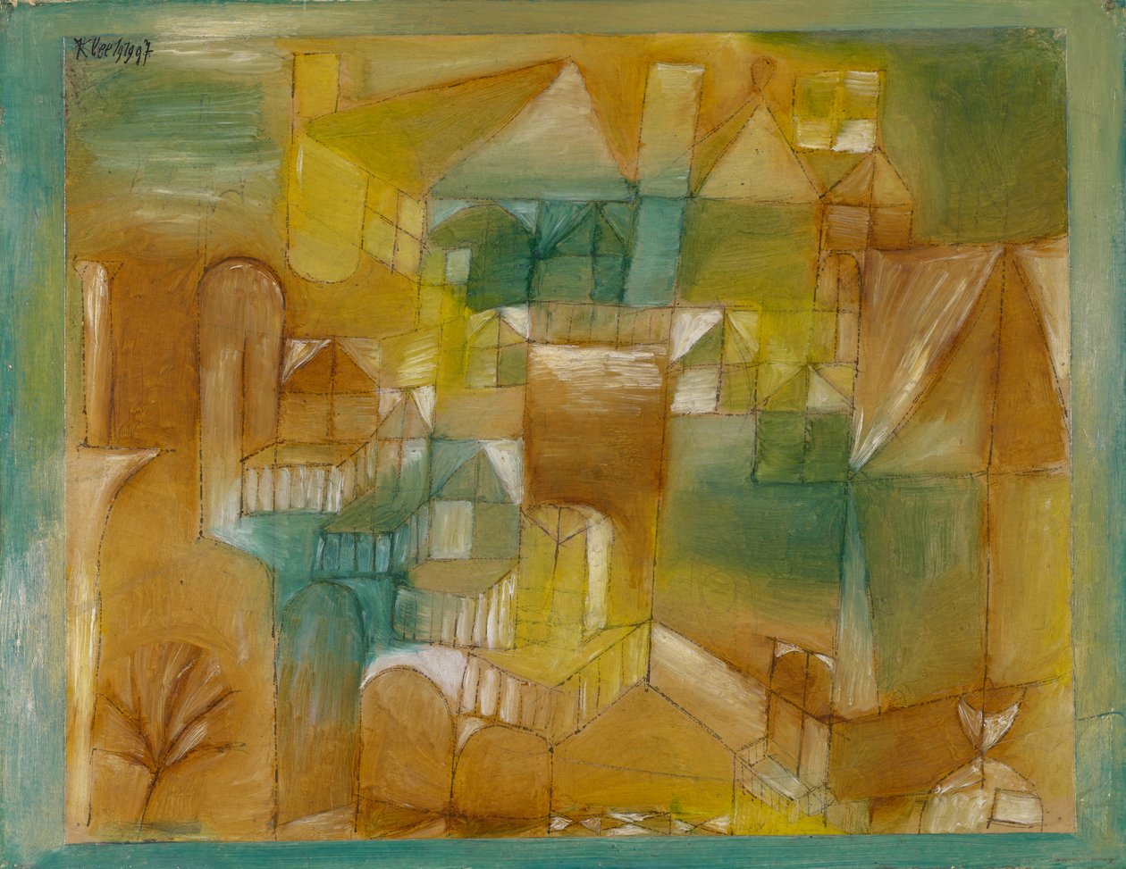 Fasad Brun-Grön av Paul Klee