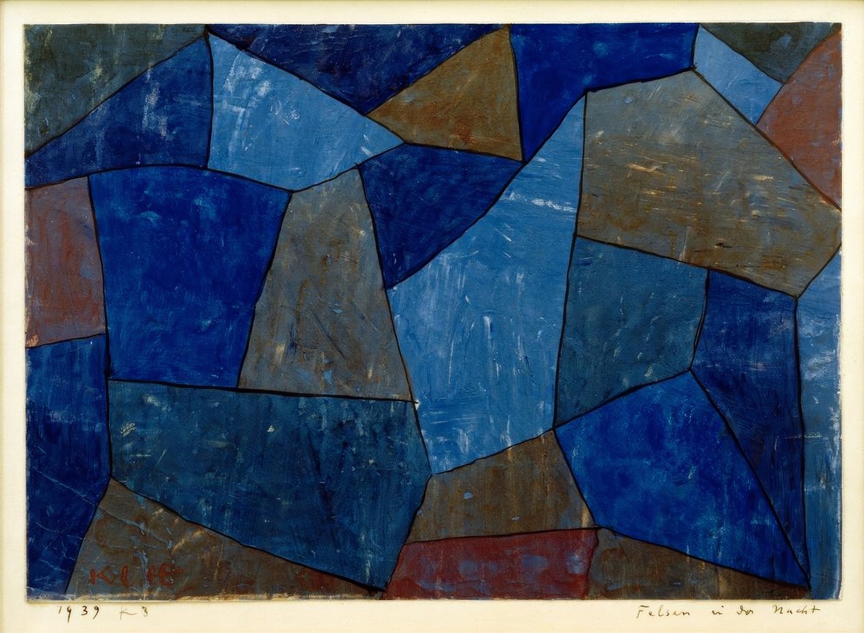 Stenar på natten av Paul Klee