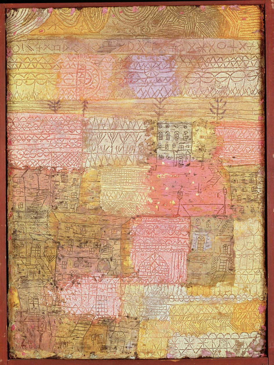 Florentinskt bostadsområde av Paul Klee