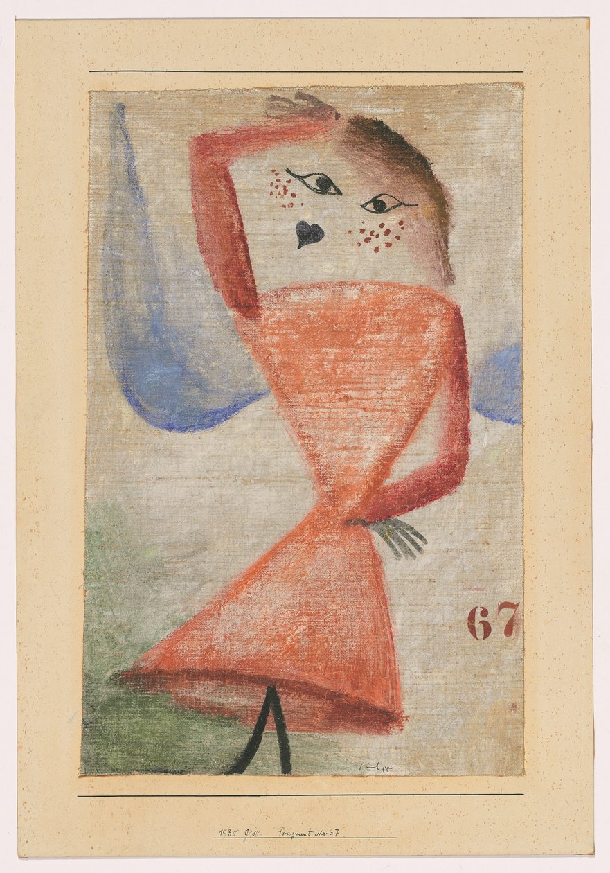 Fragment nr 67 (Engel) av Paul Klee