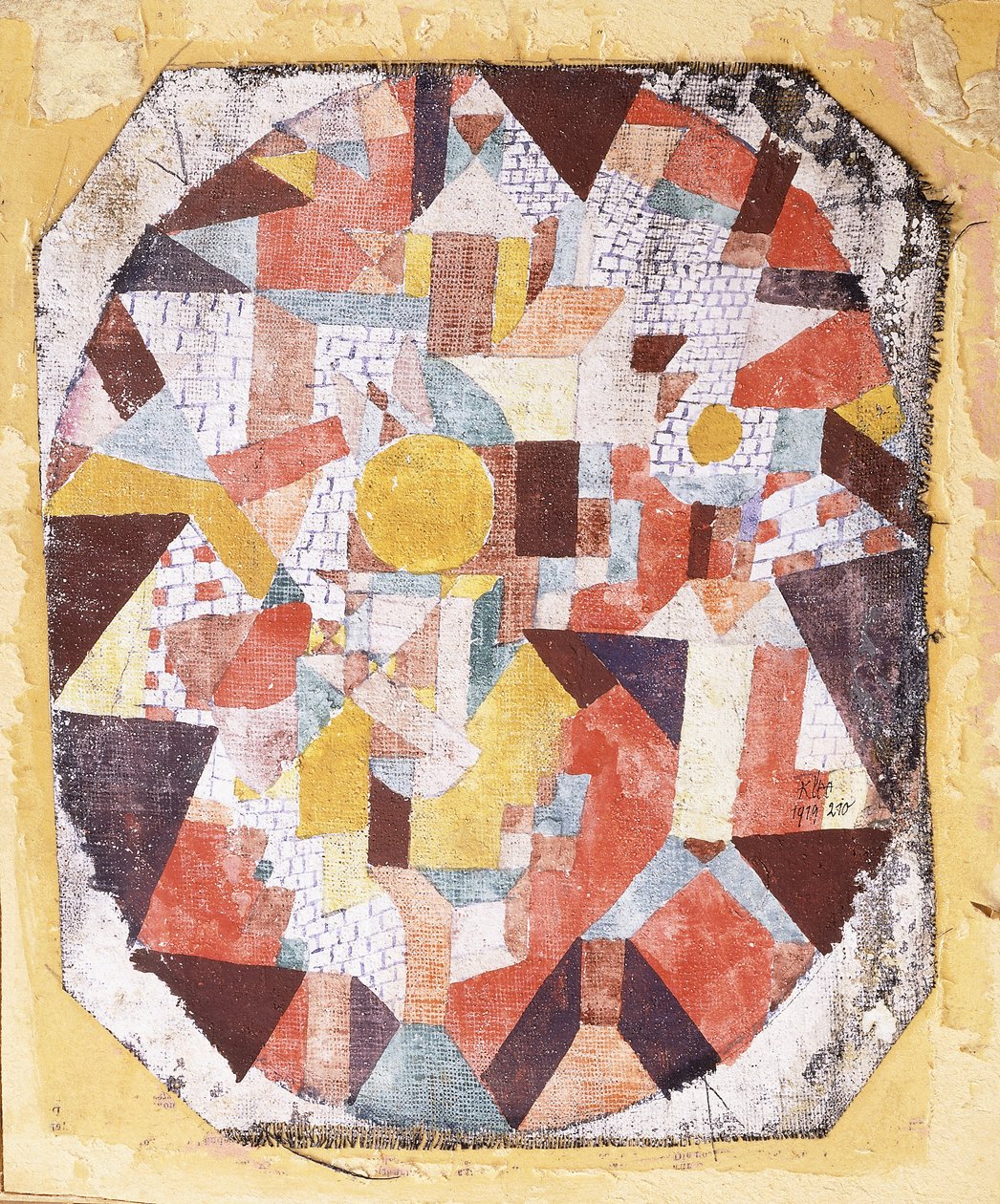 Fullmåne inom murverk av Paul Klee