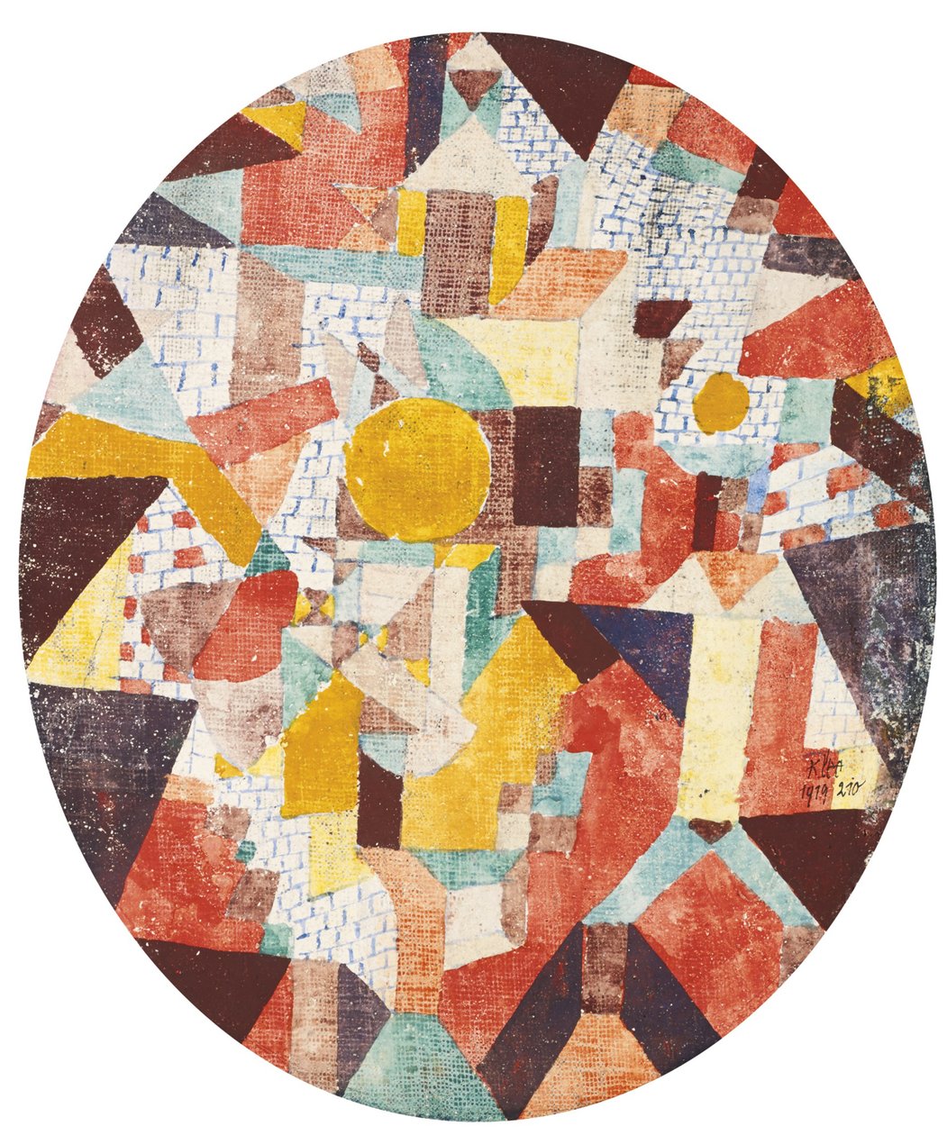 Fullmåne inom väggar av Paul Klee