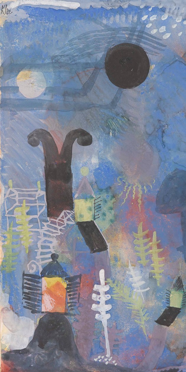 Trädgård, 1918. av Paul Klee