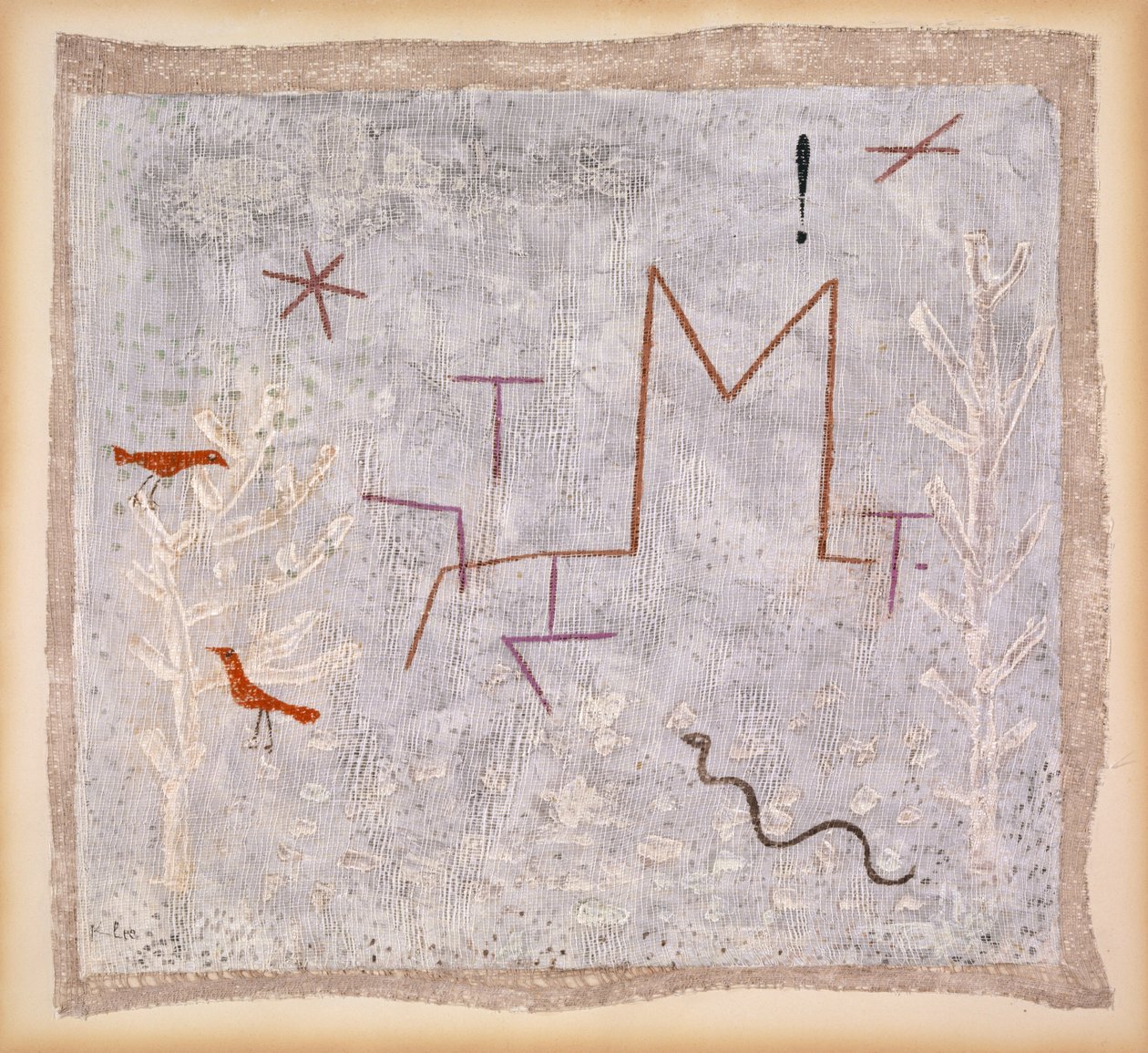 Trädgårdsporten K, 1932. av Paul Klee