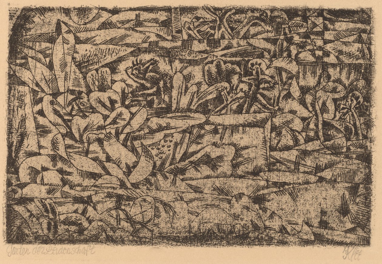 Passionens trädgård av Paul Klee