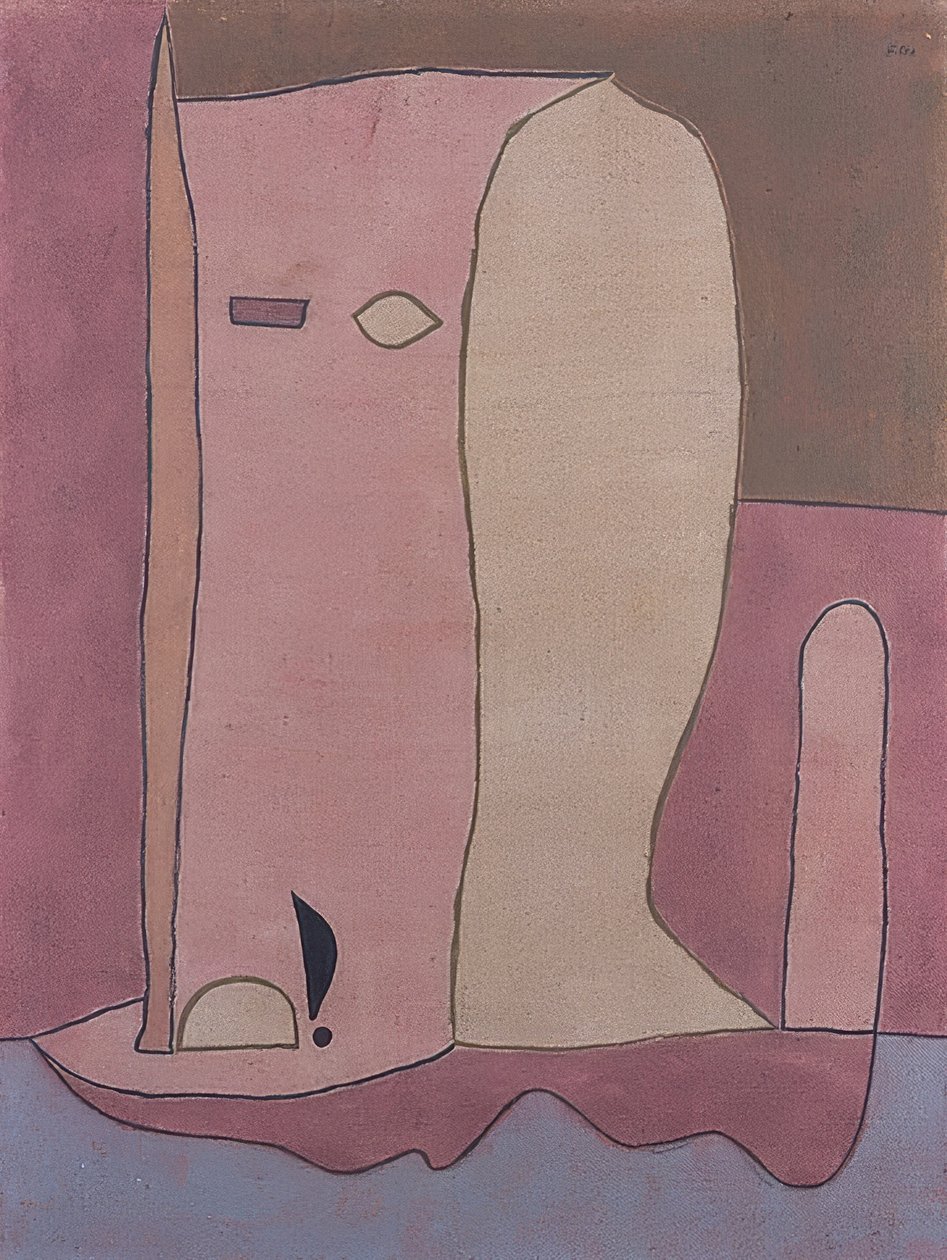 Trädgårdsfigur. 1932 av Paul Klee