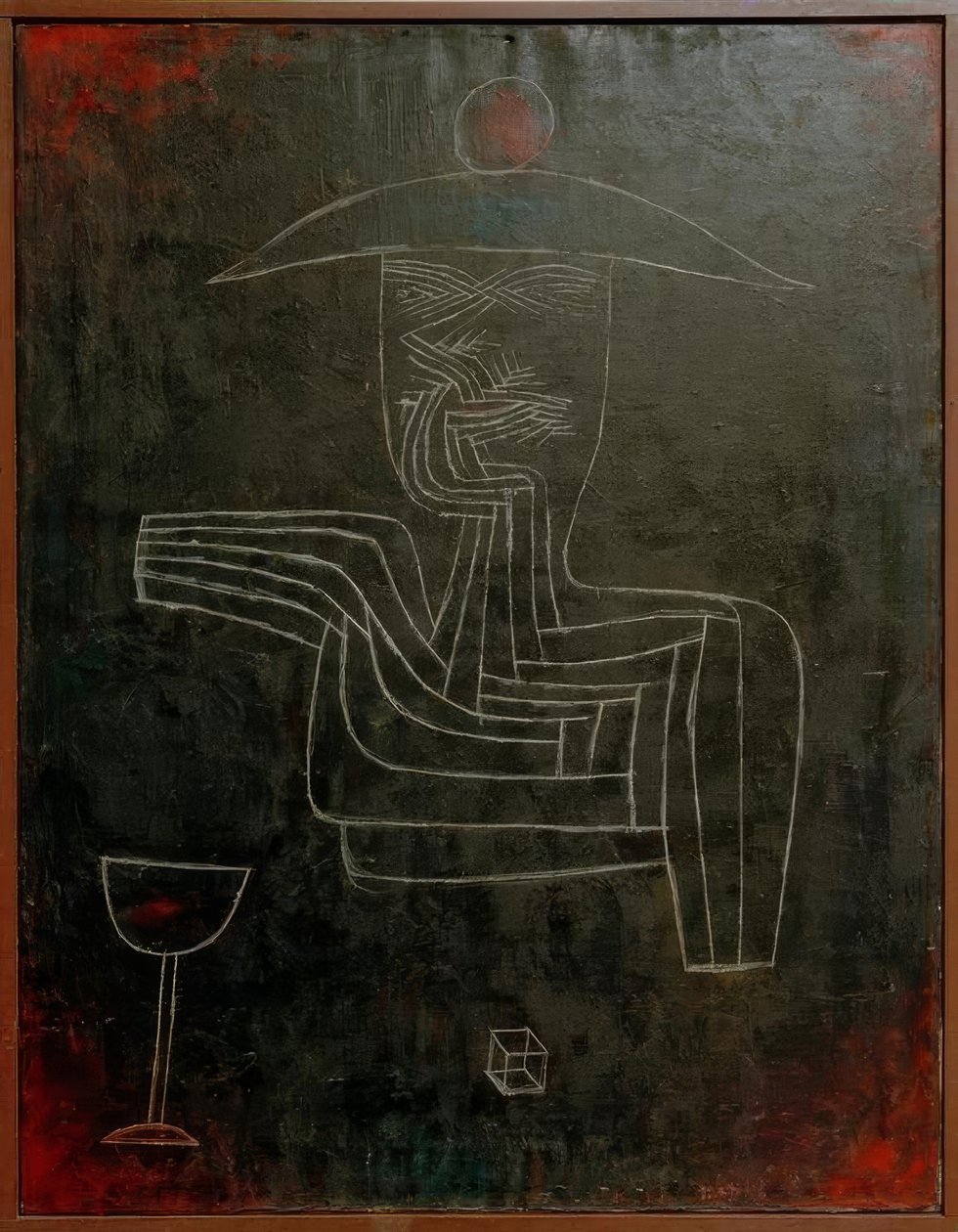 Spirit med vin och lek av Paul Klee