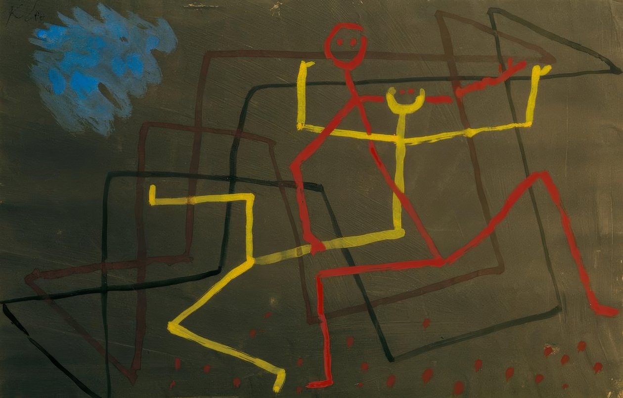 Gul är föremål för av Paul Klee