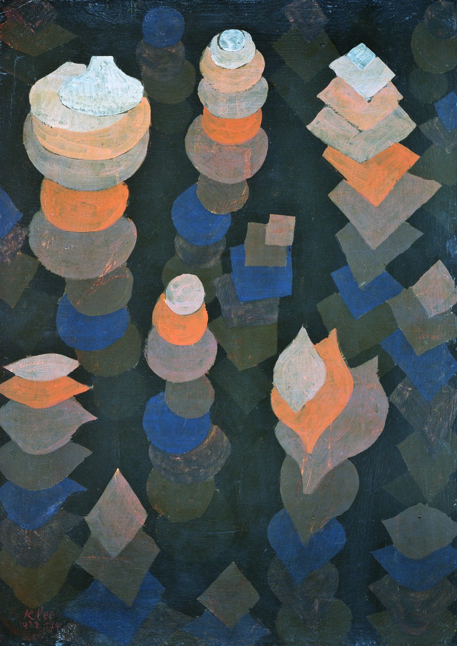 Tillväxt av nattväxter av Paul Klee
