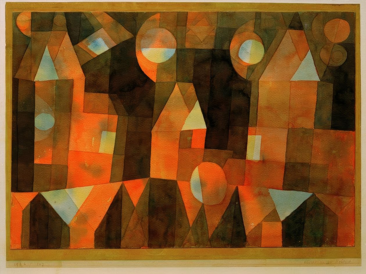 Hus på bron av Paul Klee