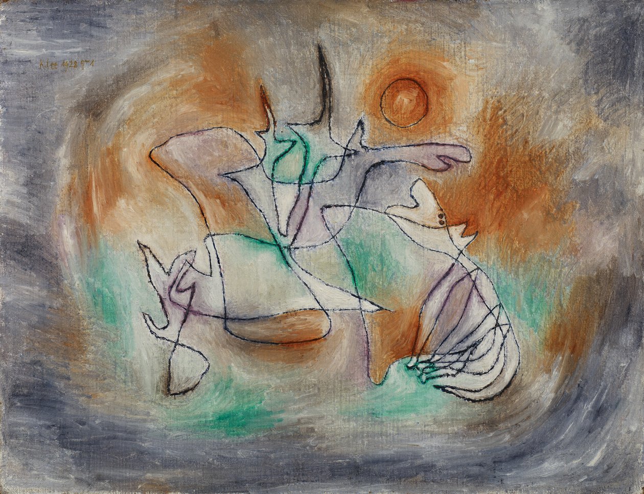Ytande hund av Paul Klee
