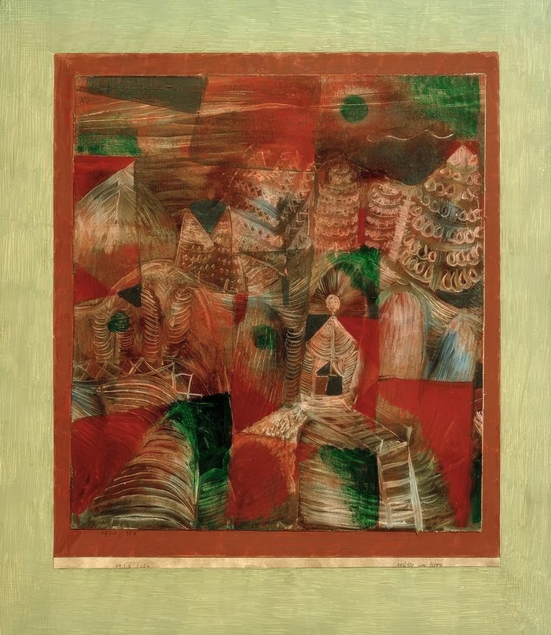 Hydda på berget av Paul Klee