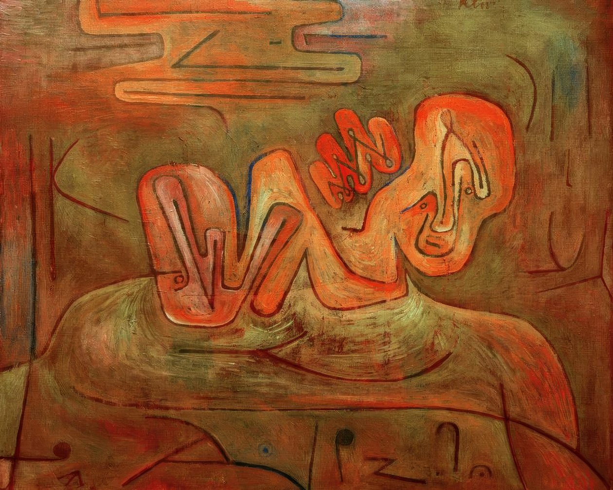 Sfinxkatastrof av Paul Klee