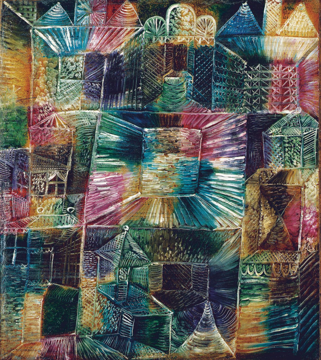 Kiosk-Arkitektur av Paul Klee