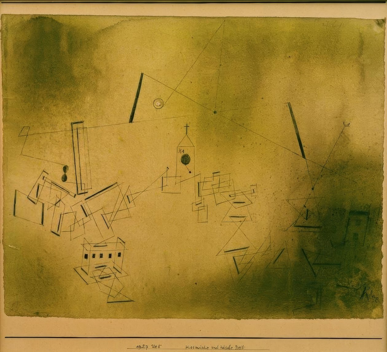 Kosmisk och jordisk tid av Paul Klee