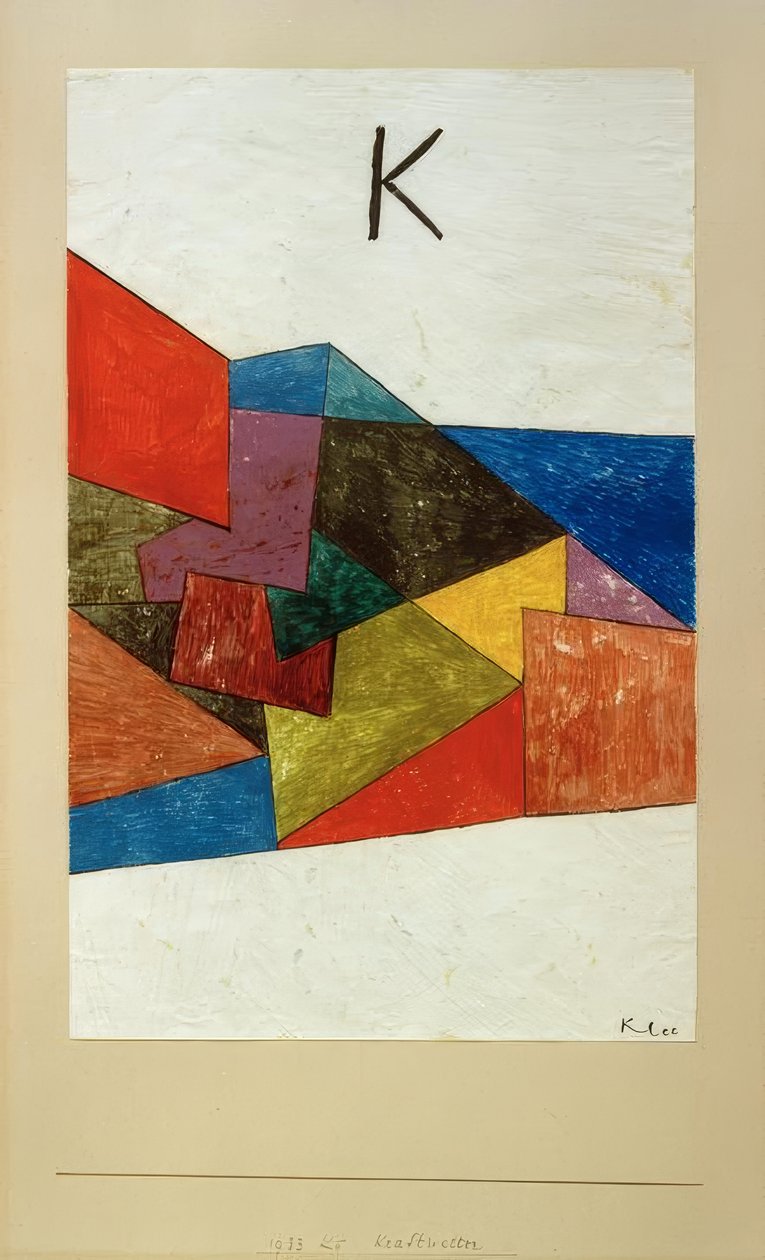 Kraftväder av Paul Klee